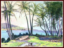 40 Keanae Boat, Acrylic
