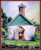 47 Limburg's Church in Kipahulu, Maui, Acrylic, 11x15