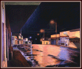 #77, Paia Maui in the Rain, 22x30, Acrylic