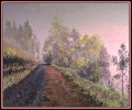 #83, Poli Poli Morning, 15x22, Acrylic Painting