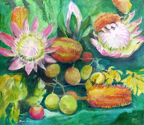 This is the first painting featured in the 2 hour Teaching Buon Fresco DVD.