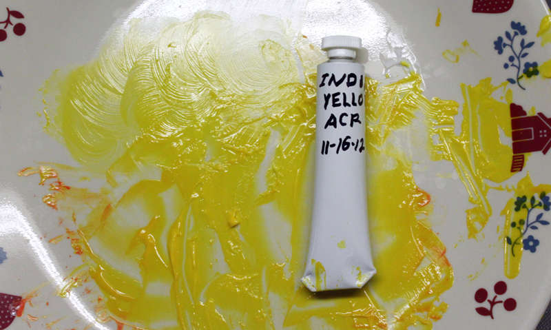 Acrylic INDIAN YELLOW PY100