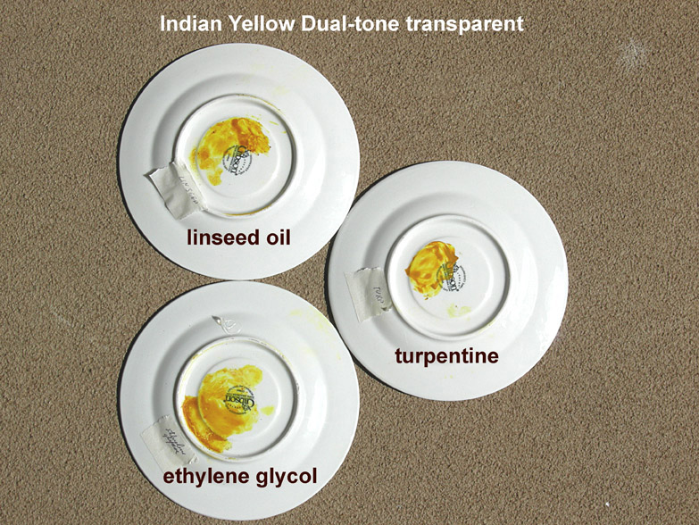 INDIAN YELLOW PY153, oil, turp, glycol