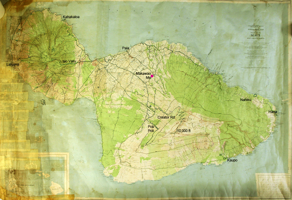 Maui Map 1977