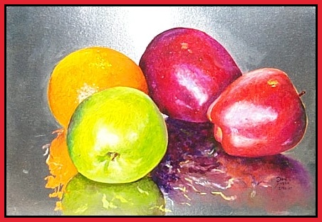 Mastic Pictura Translucida, 5.5x7.5, Apples and Oranges