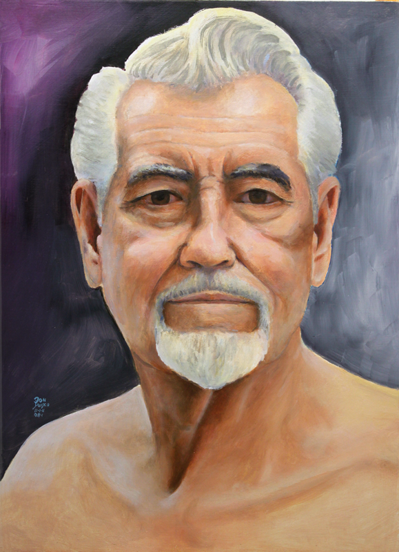 oil self-portrait, 2012