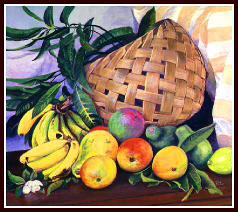 Fruit Basket Acrylic, 15x22