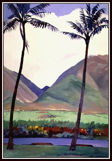 56, Lahaina Jodo Mission, Maui, Acrylic
