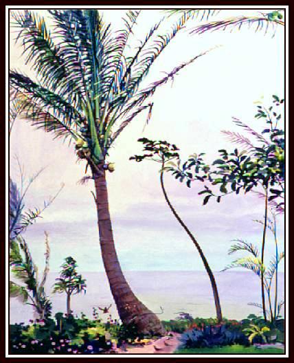 Lahaina Palm 505, Maui, Water Color