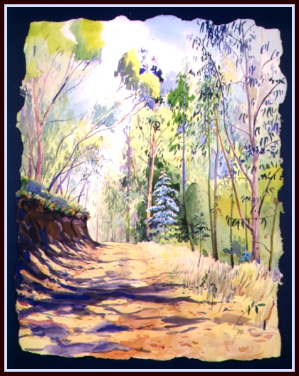 #84, Poli Poli Skyline Drive, 15x22, Acrylic Painting